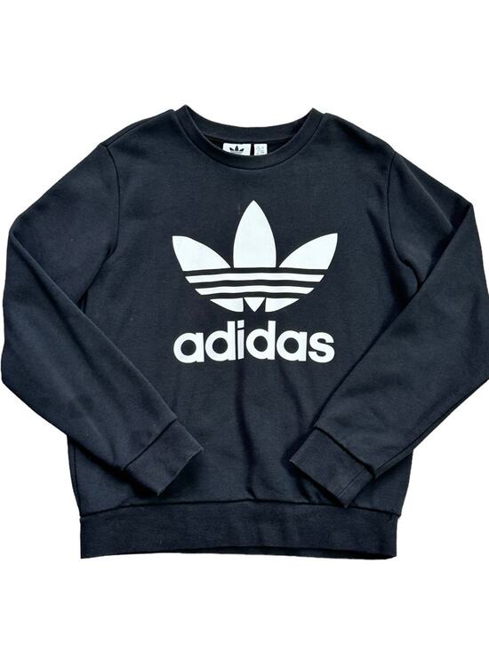 adidas Other - Adidas Girls Black Logo Sweatshirt Size Small 8/10